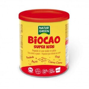 Biocao super kids preparado de cacao soluble en polvo 400 gramos Naturgreen
