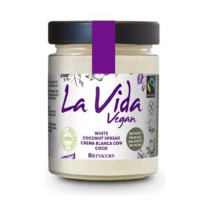 Crema blanca con coco  BIO vegano 270 gramos La vida vegan
