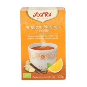 Yogi Tea jengibre naranja y vainilla 17 bolsitas de infusión