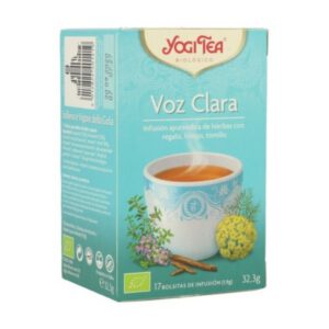 Yogi Tea voz clara 17 bolsitas de infusión