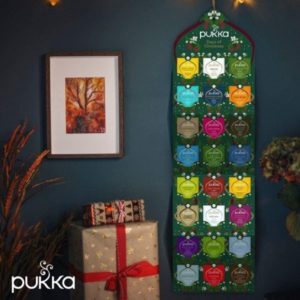 Calendario de adviento de Navidad 24 sobres de té Pukka