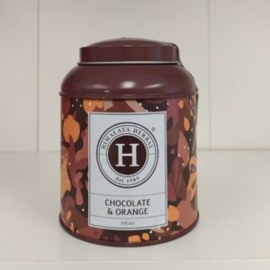 Infusión chocolate y naranja lata bonita 100 grs Himalaya Herbal