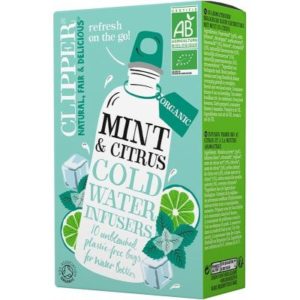 Infusión en agua fría de menta y citricos orgánico Cupper 10 bolsas