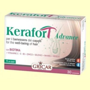 Kerafort Advance caida del cabello 30 comprimidos Gricar